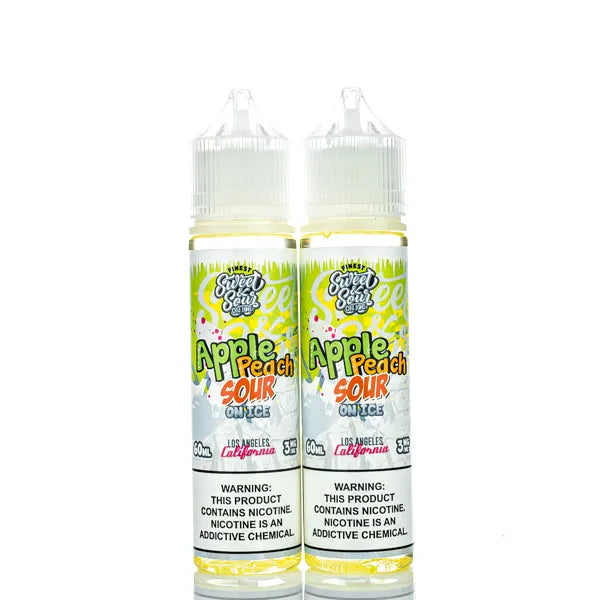The Finest E-Liquid - Sweet & Sour - Apple Peach Sour On Ice - 120ml - Black Coral